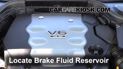 2008 Infiniti M35 X 3.5L V6 Brake Fluid Check Fluid Level